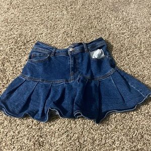 jean skirt